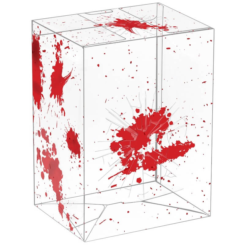 Funko Pop 4 Inches - Red Blood with Bullet Holes - PET Protector 0.40MM - Pack of 10
