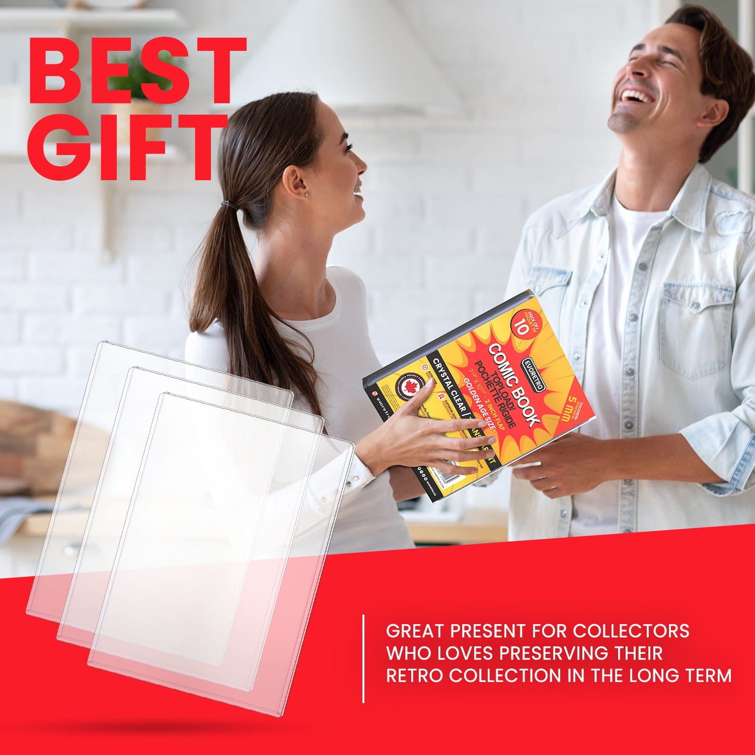 Golden Age Magazine Toploader - PVC Top Loader 7 7/8