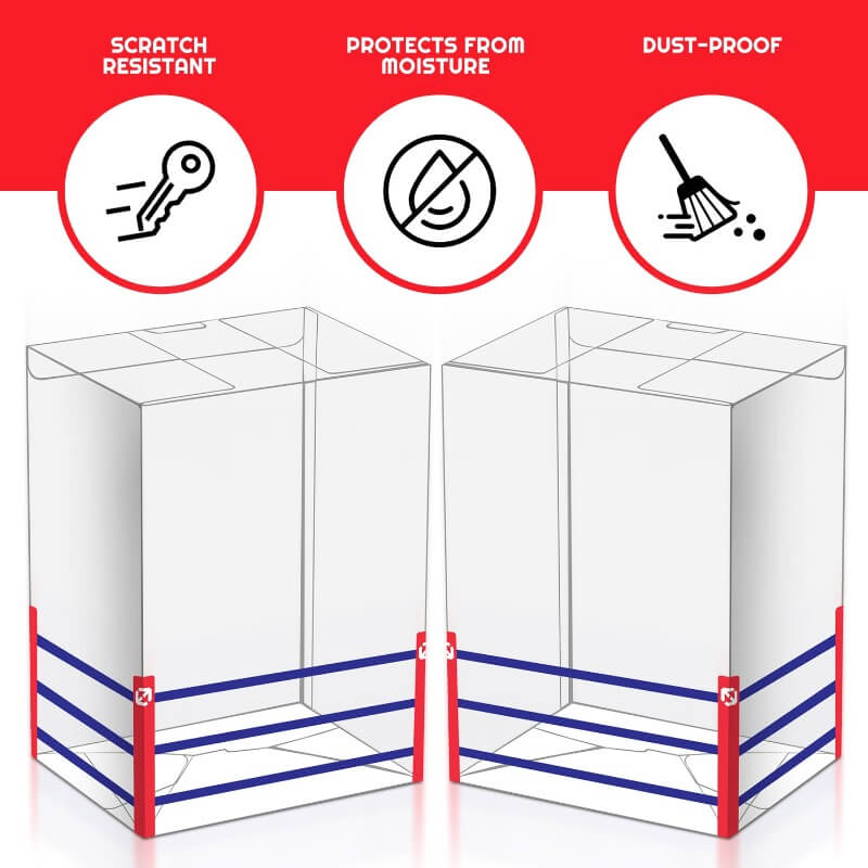 FUNKO POP 4 INCHES - WRESTLING RING - PET PROTECTOR 0.40MM - Pack of 10