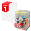 PET protector for Upper Deck Series 1 sports card sealed box – 0.45mm collectible box case – EVORETRO pack of 1