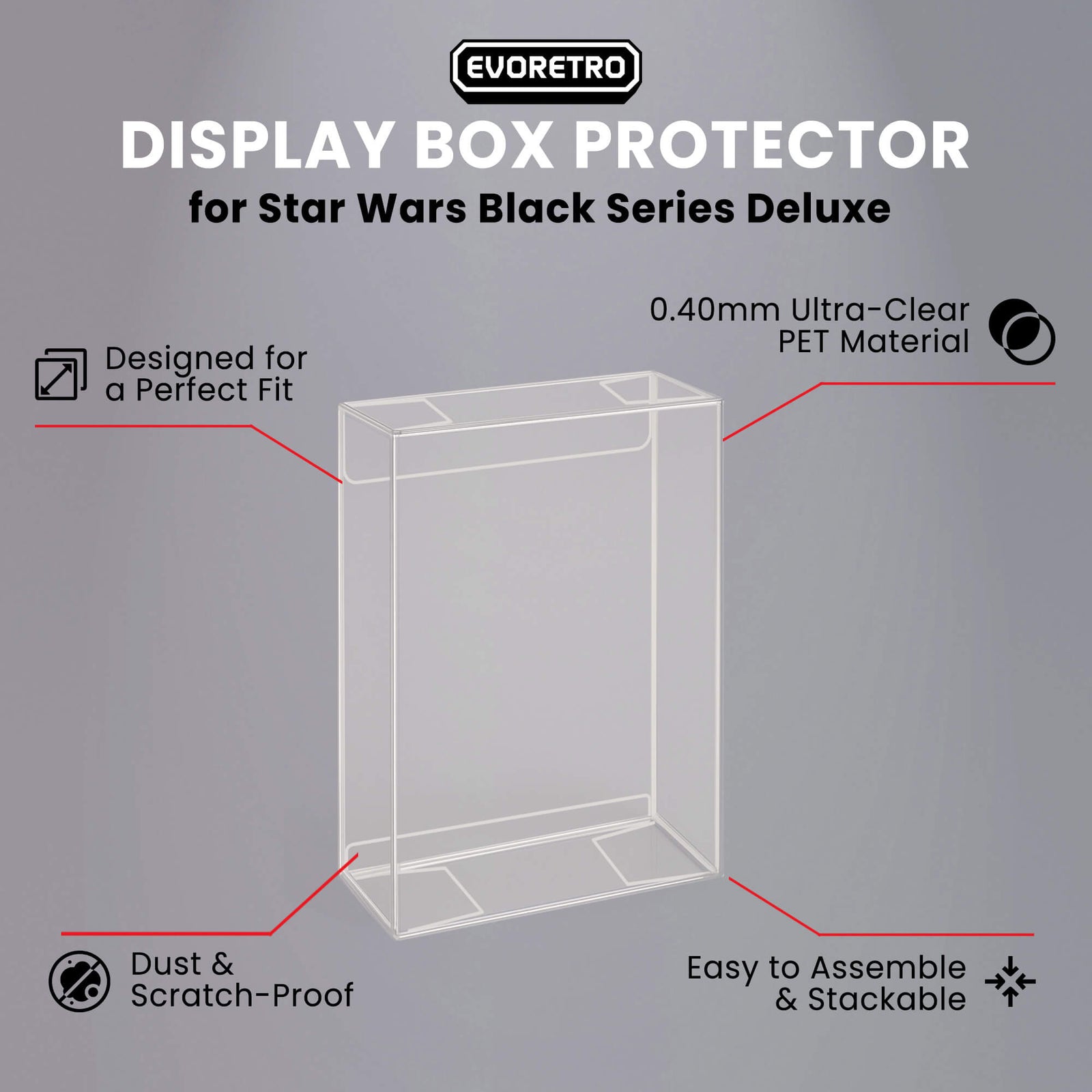 Star Wars Black Series Deluxe - PET Protector 0.40MM