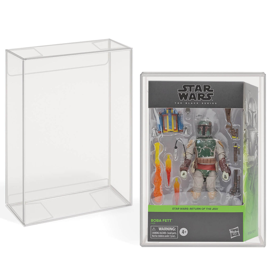 PET protector for Star Wars Black Series action figure packaging – collectible display case – EVORETRO