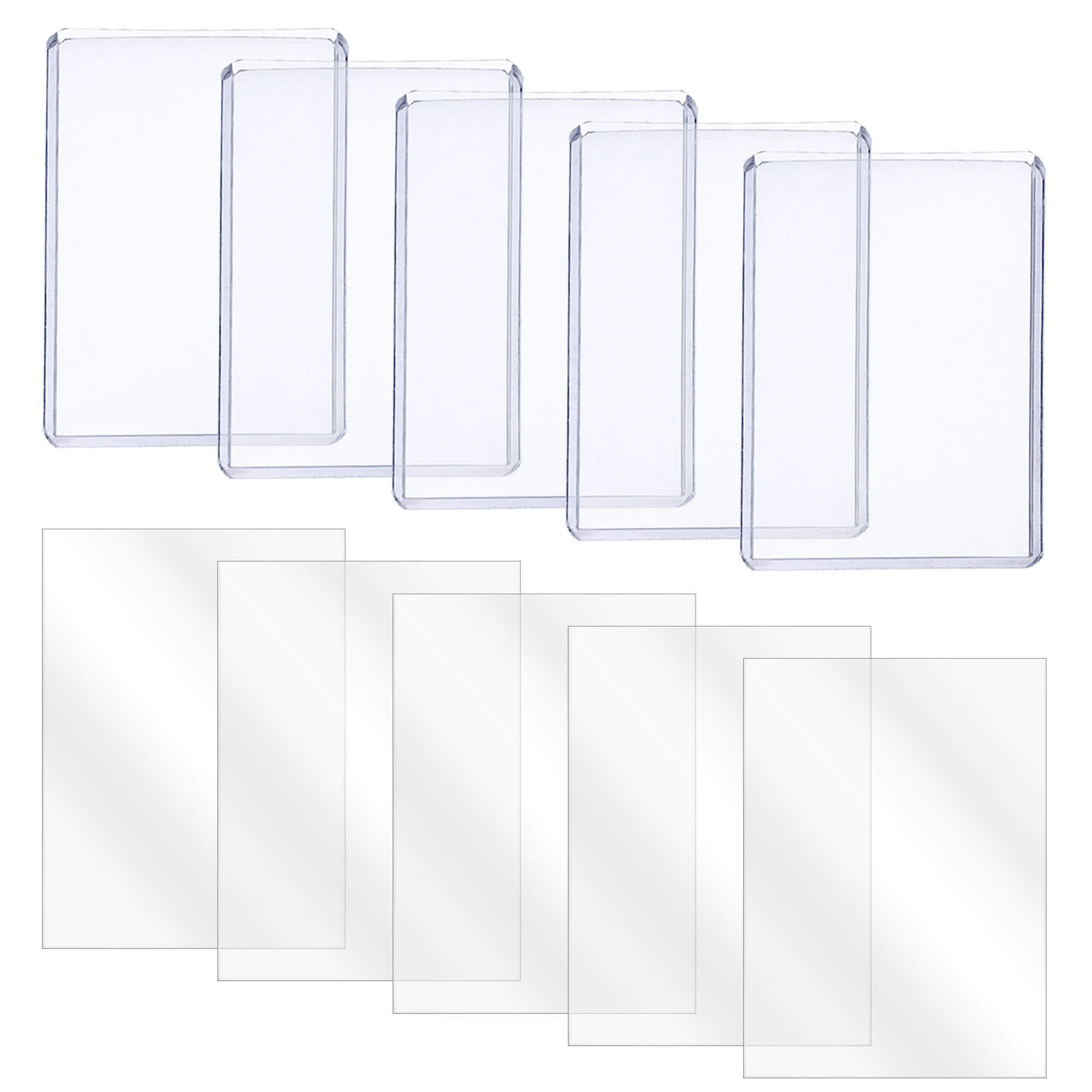 Top Loaders & Sleeves - Pack of 100 Toploaders 35PT & 100 Sleeves Delivery