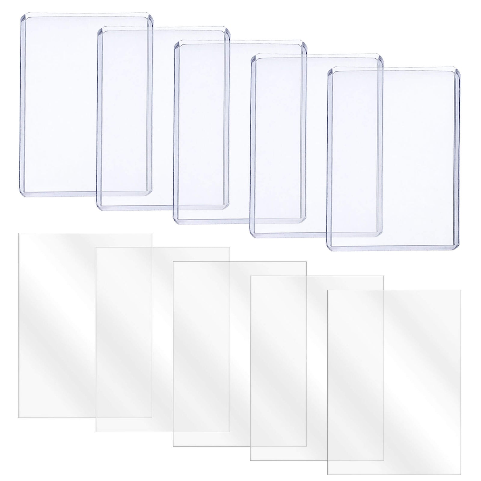 Top Loaders & Sleeves - Pack of 100 Toploaders 35PT & 100 Sleeves