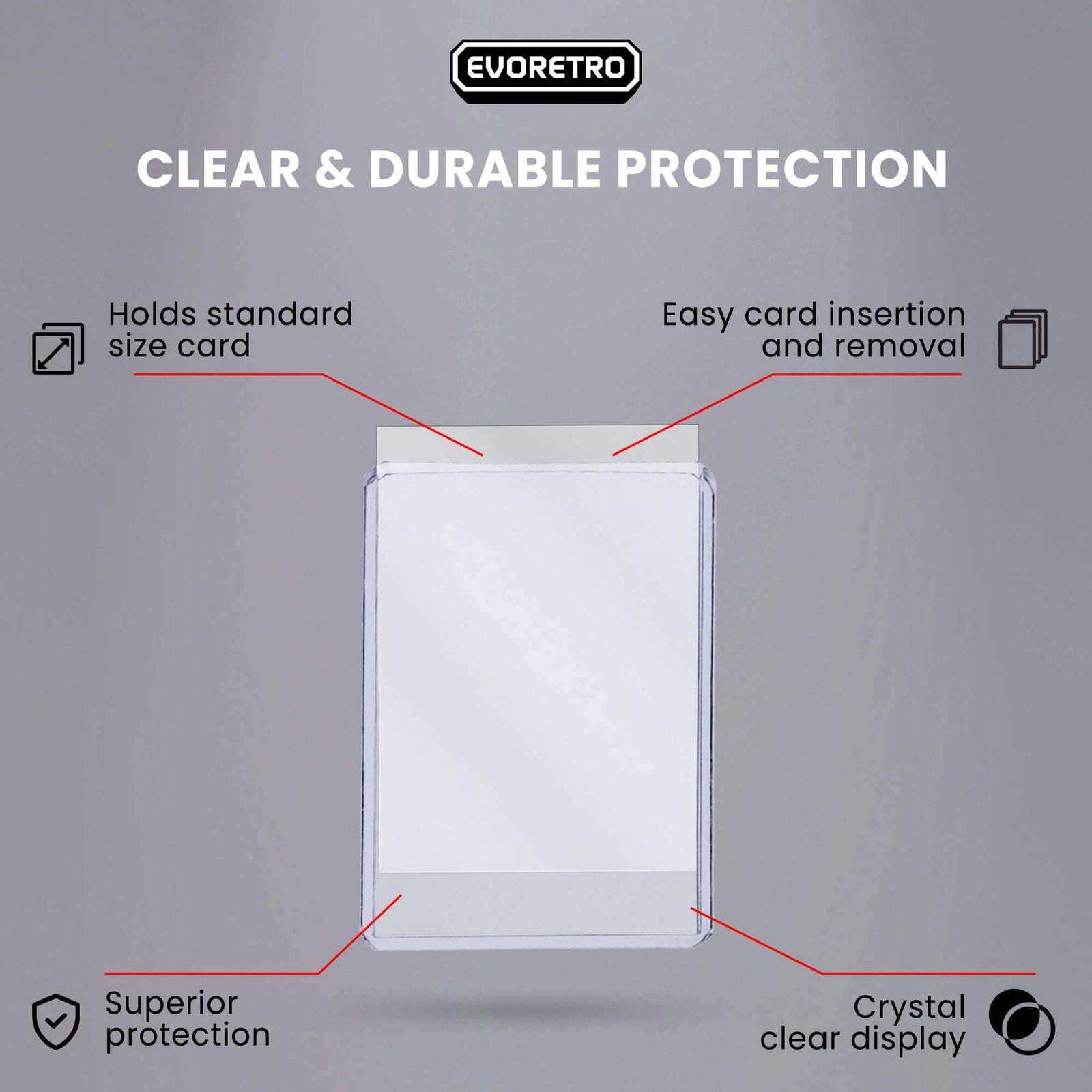 Top Loaders & Sleeves - Pack of 100 Toploaders 35PT & 100 Sleeves