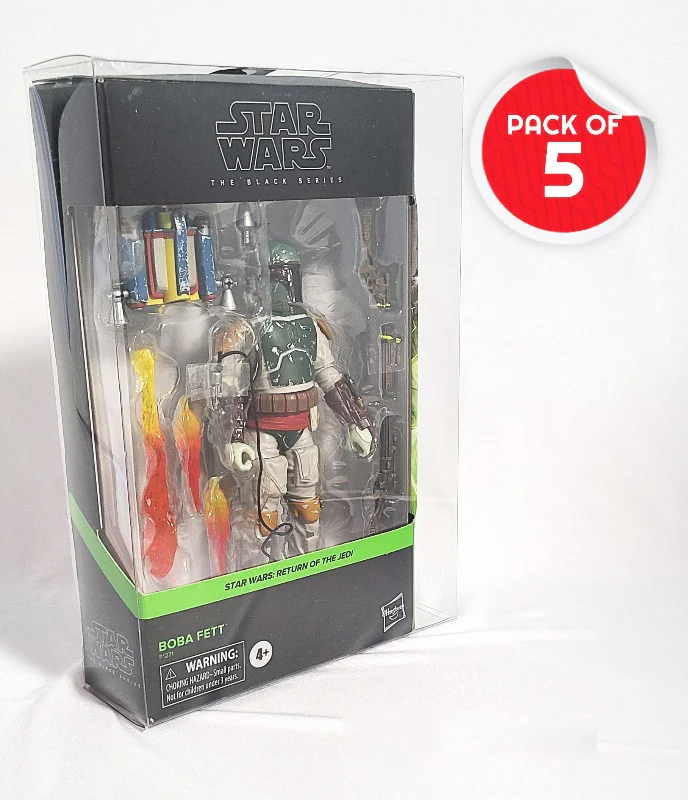 Étui de protection pour figurines d'action Carded Star Wars et GI Joe 3,75'' (peu profond, 30 mm) - Lot de 10