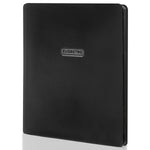 Black 9 pocket zip up trading card binder holding 360 cards with zipper closure