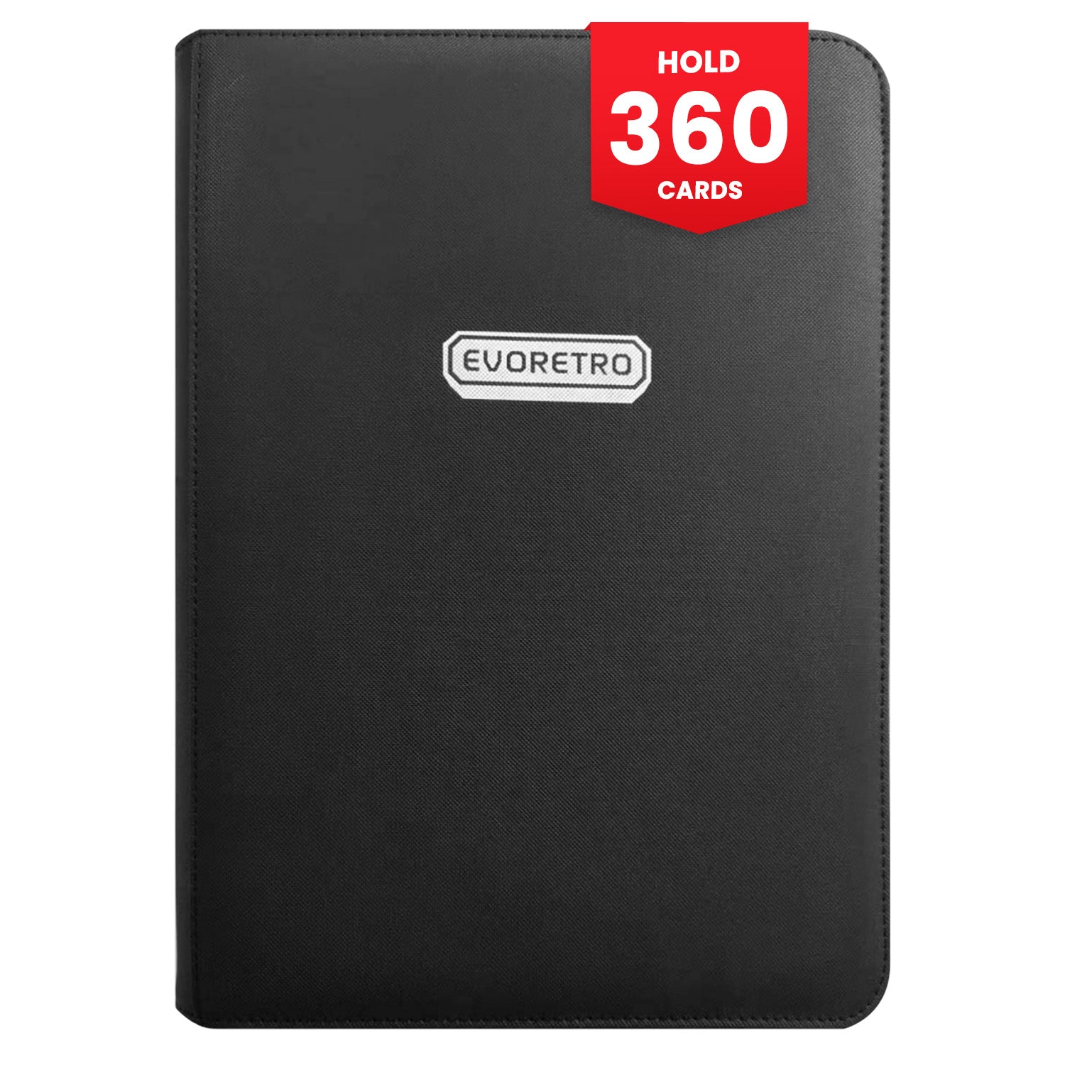 EVORETRO 9-Pocket Zip-Up Trading Card Binder for 360 cards