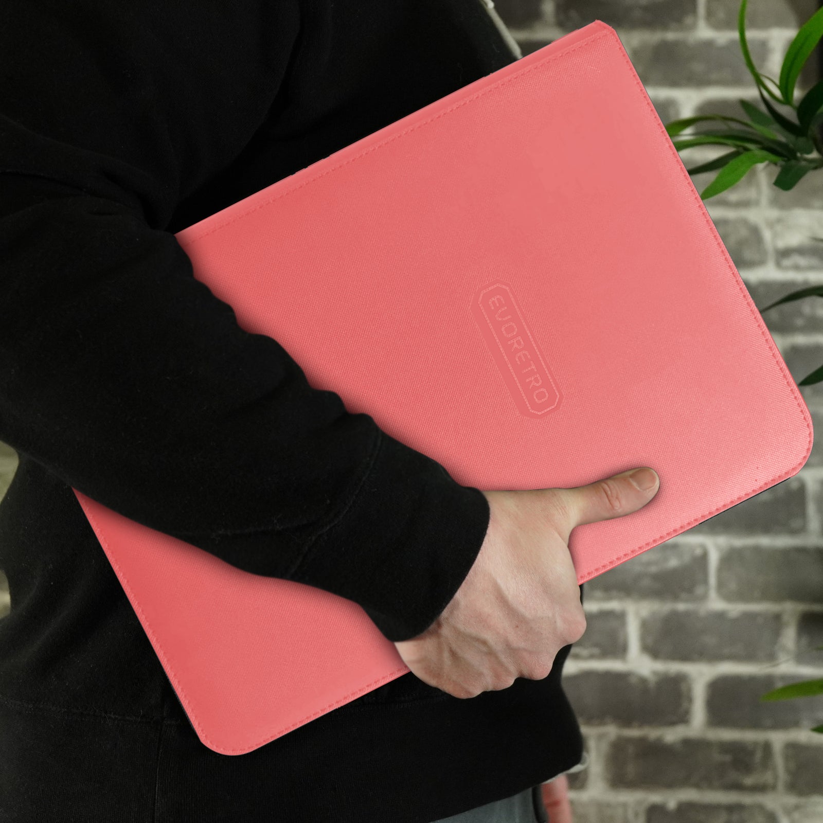 EVORETRO 9-Pocket Zip-Up Trading Card Binder for 360 cards