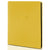 Yellow 9 pocket zip up trading card binder holding 360 cards with zipper closure
