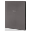 gray 9 pocket zip up binder