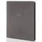 gray 9 pocket zip up binder