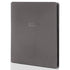 Gray 9 pocket zip up trading card binder holding 360 cards with zipper closure