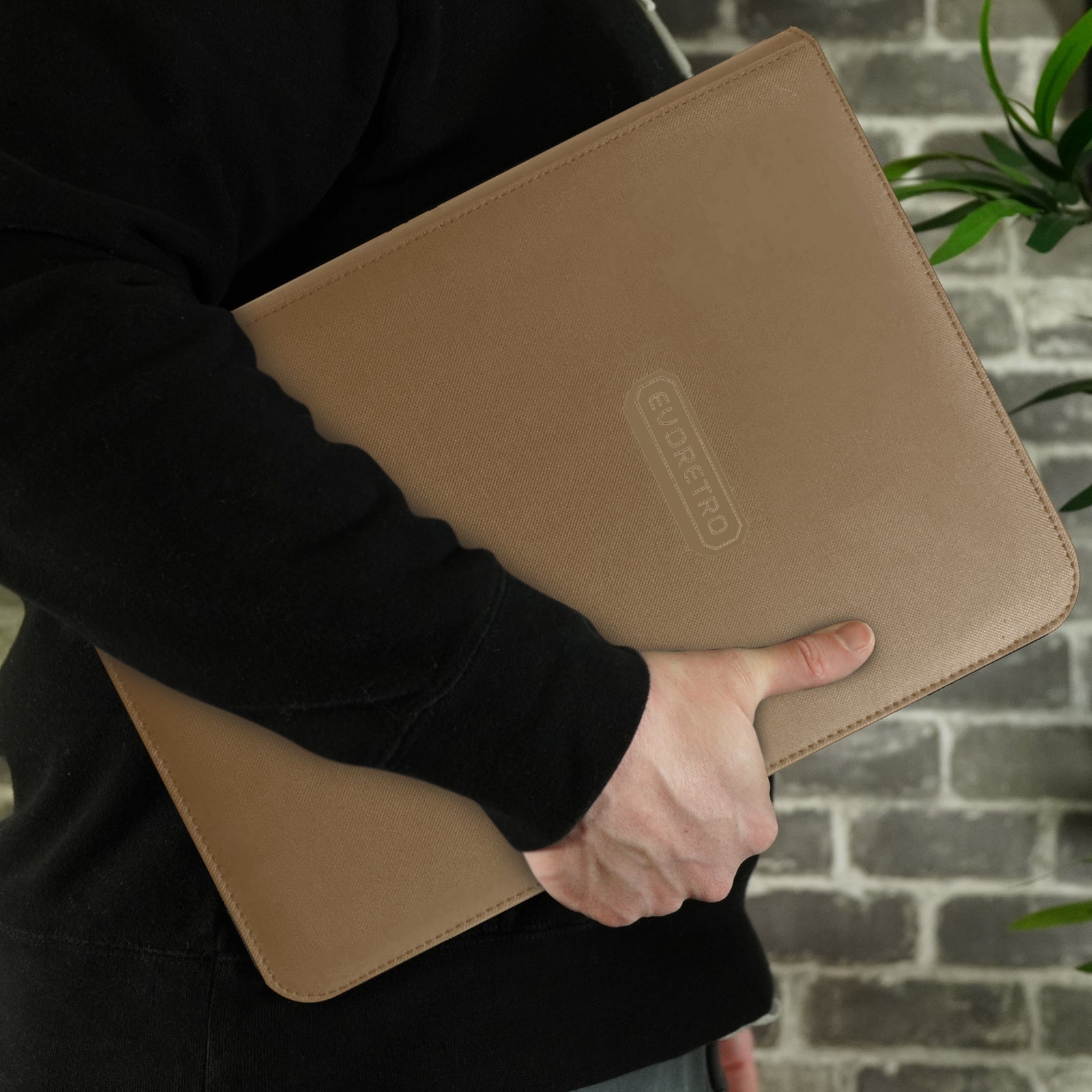 EVORETRO 9-Pocket Zip-Up Trading Card Binder for 360 cards