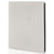 White 9 pocket zip up trading card binder holding 360 cards with zipper closure