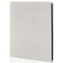 White 9 pocket zip up trading card binder holding 360 cards with zipper closure
