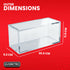 Magnetic Acrylic Display Case for Pokémon Center Japanese Special Poncho Pikachu Box