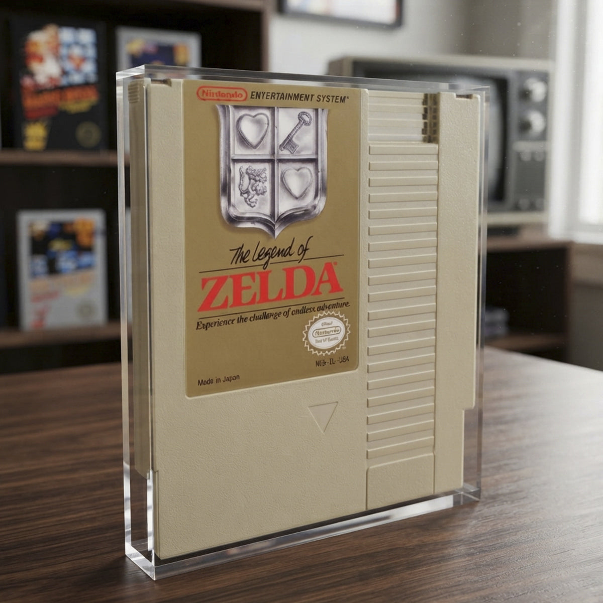 Boîtier en acrylique EVORETRO pour cartouche Nintendo NES — paquet de 2