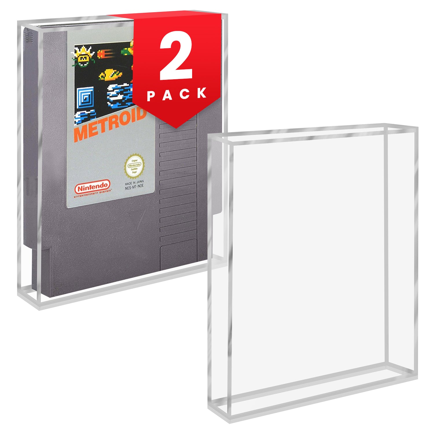 Nintendo NES (Cart) EVORETRO Acrylic - Pack of 2