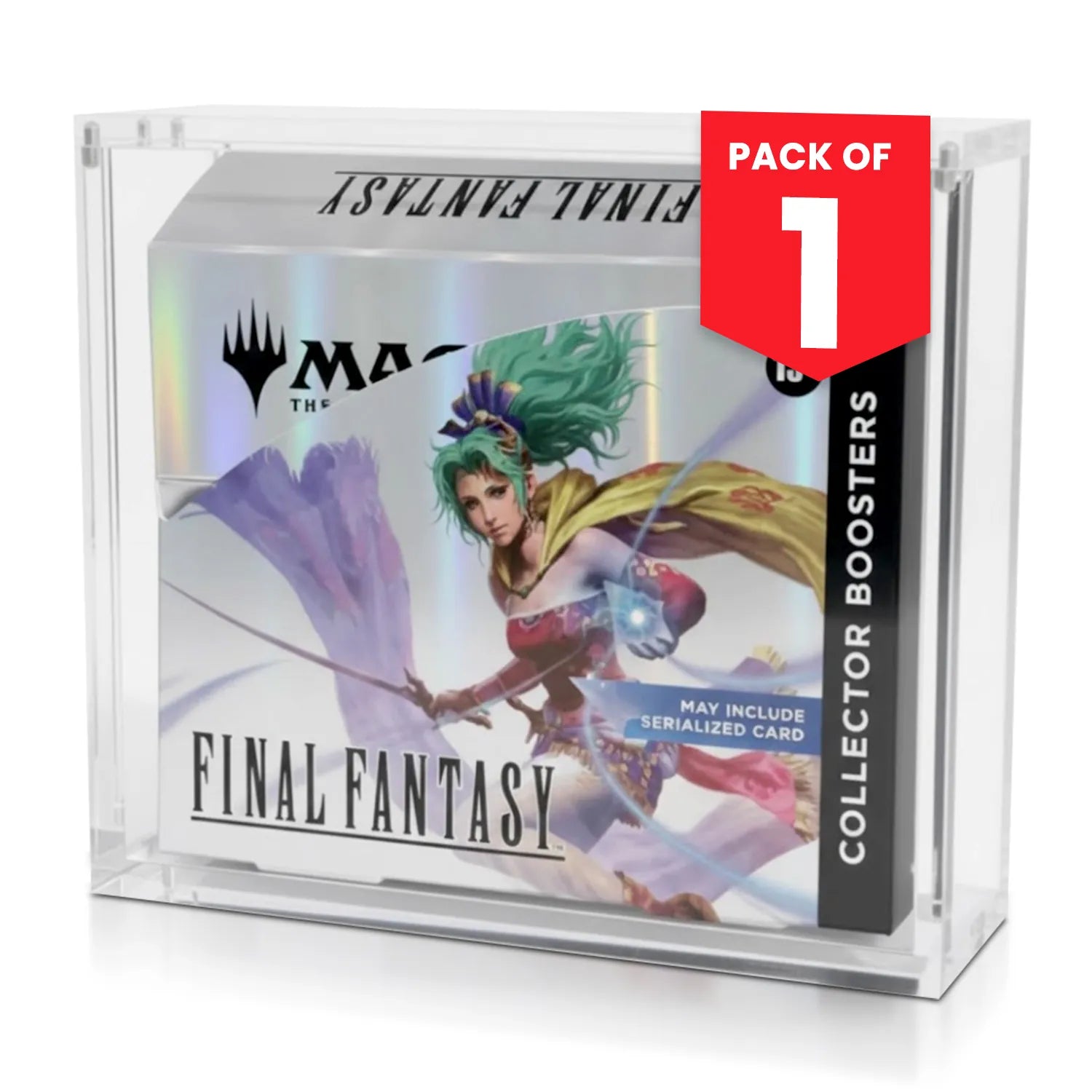 Magnetic Acrylic Display Case for MTG Universes Beyond: Final Fantasy Collector Boosters Box