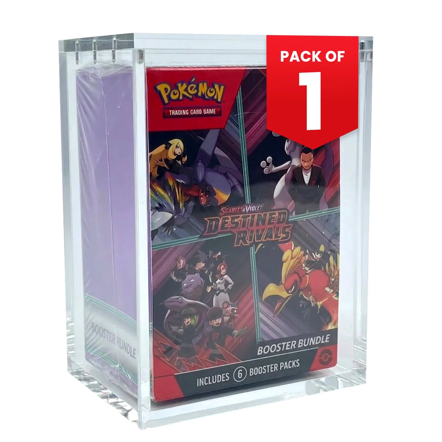 Magnetic Acrylic Display Case for Single Booster Bundle - Build and Battle Box