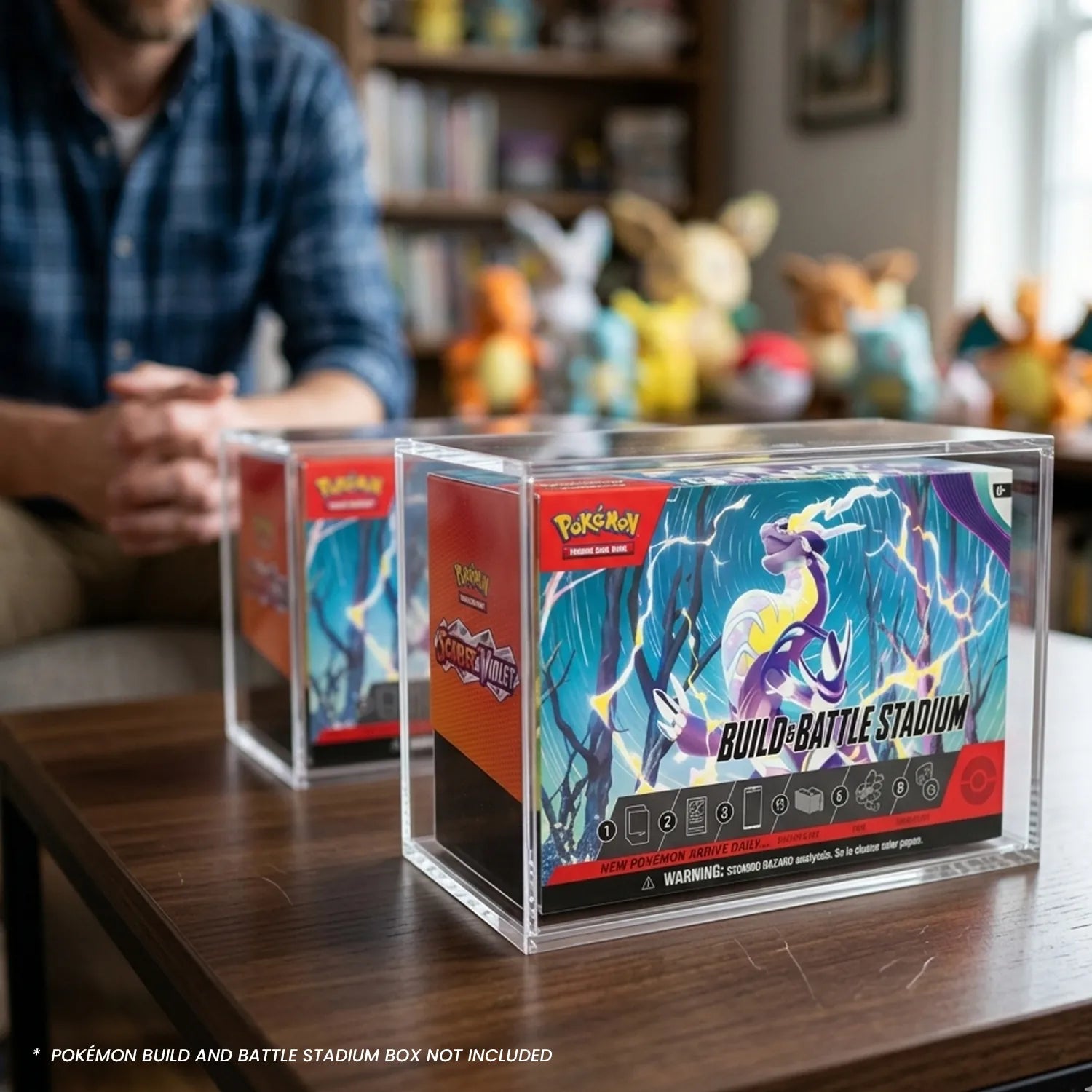 Magnetic Acrylic Display Case for Build & Battle Stadium Box
