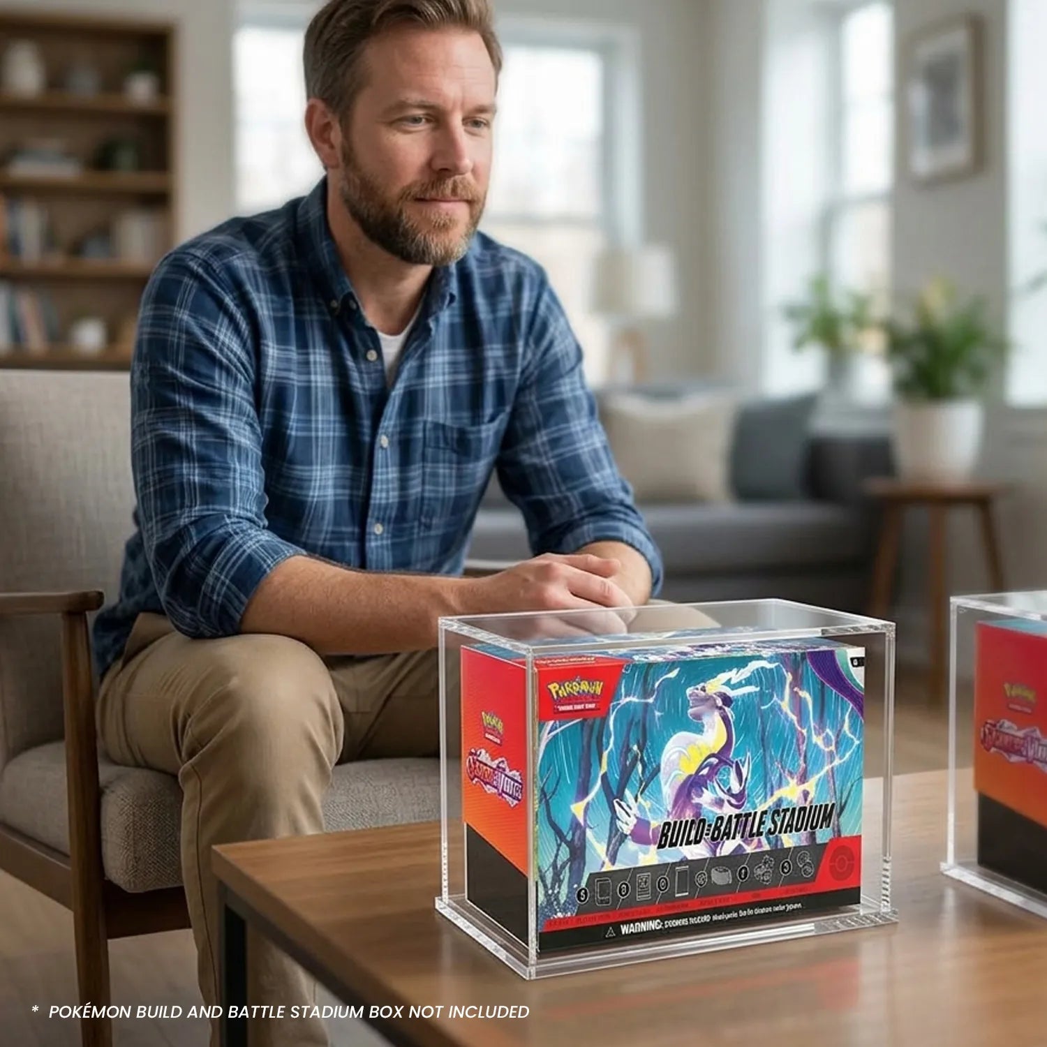 Magnetic Acrylic Display Case for Build & Battle Stadium Box