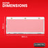 Magnetic Display Case Dual Horizontal Booklet Holder