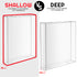 Action Figure Protective Case for Carded Star Wars and GI Joe  3.75'' (Shallow, 30MM) - 10 Pack