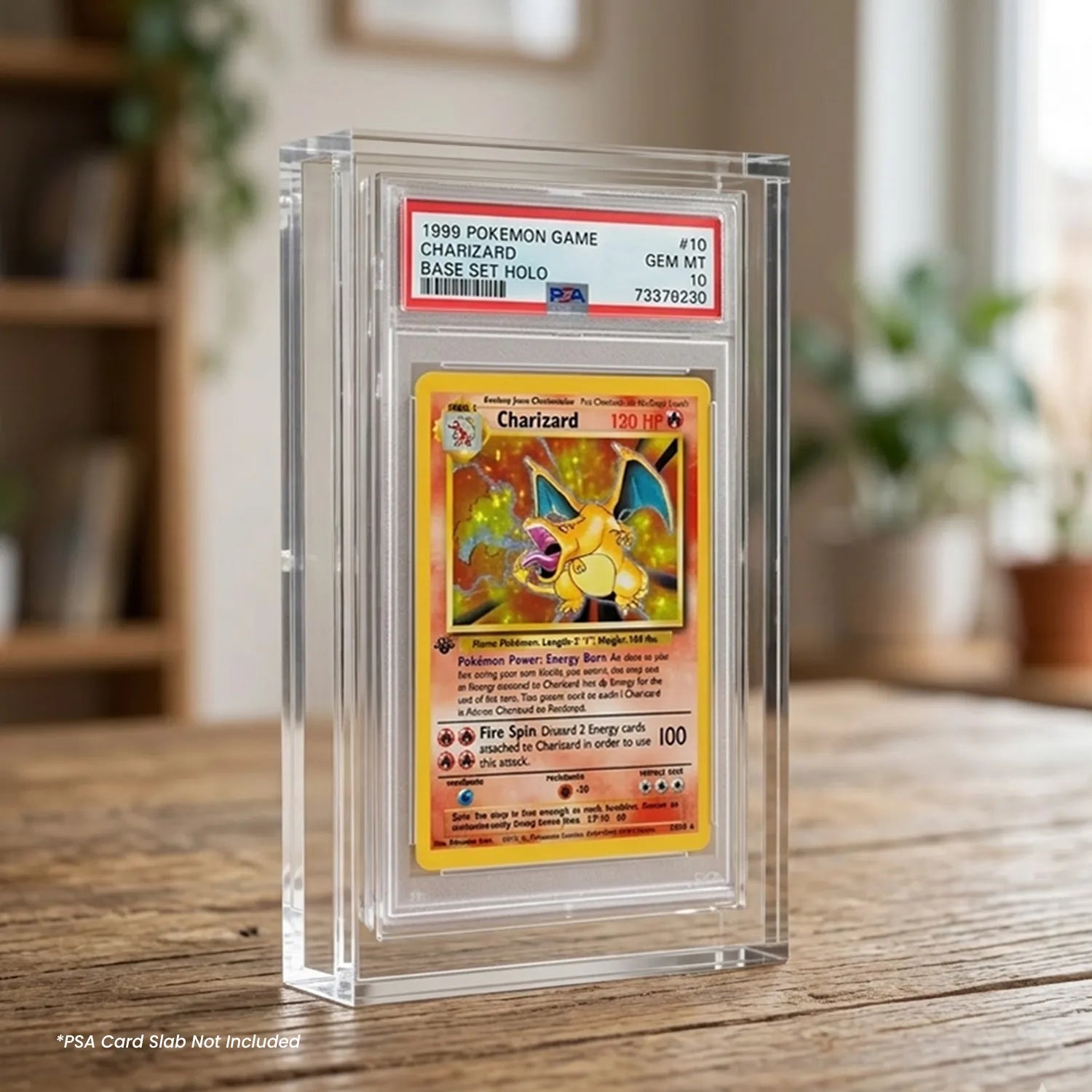 Magnetic Acrylic Case Display for 1 PSA Slab - Clear