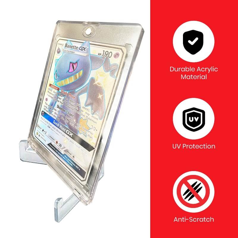 Présentoir de cartes - 35-260PT Support de carte de jeu transparent et durable
