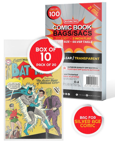 Comic Bags for Silver Age Comic Bags Protector - 2MIL