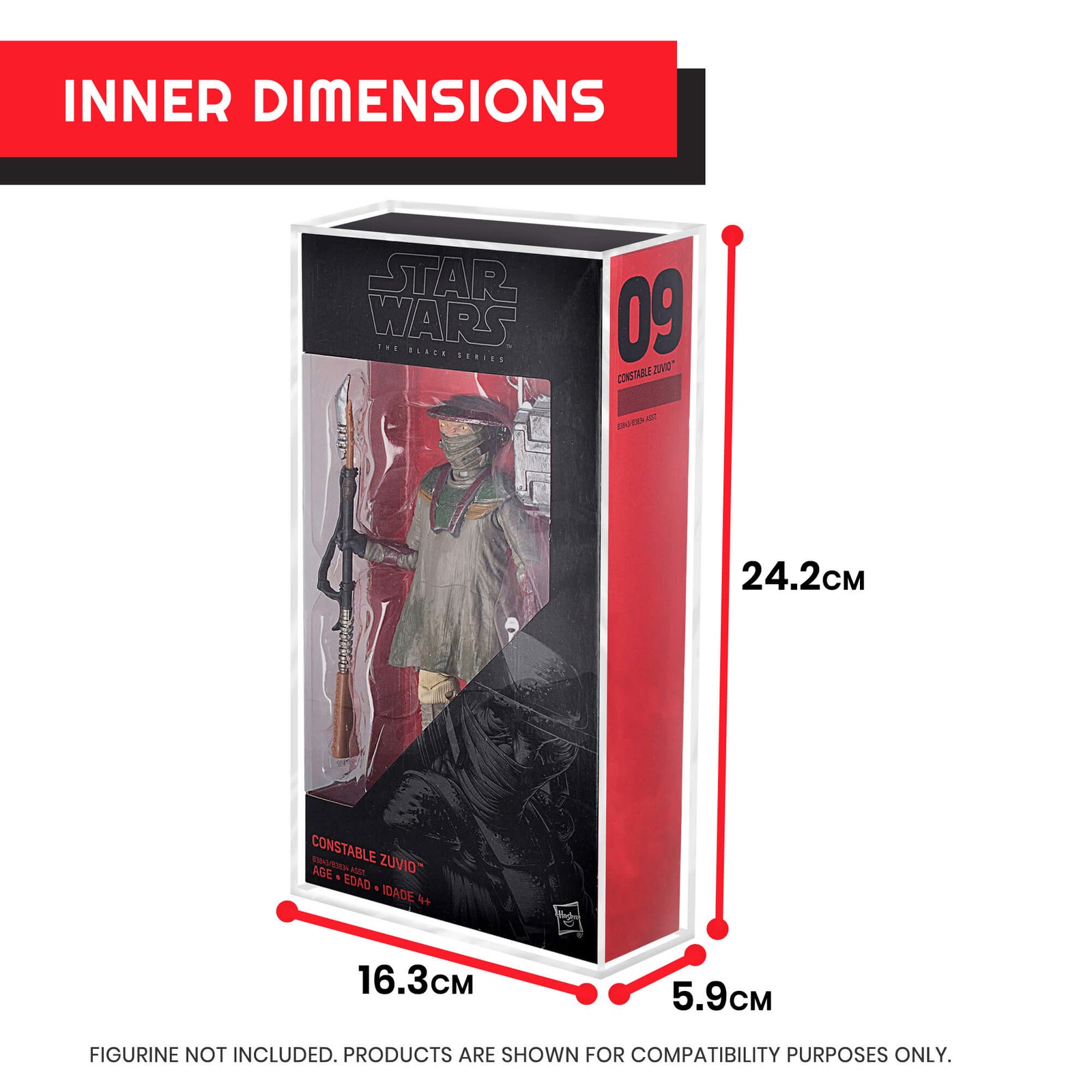 Action Figure Acrylic Case for 6