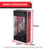 Action Figure Acrylic Case for 6" Hasbro Star Wars Black Series - Pack of 2