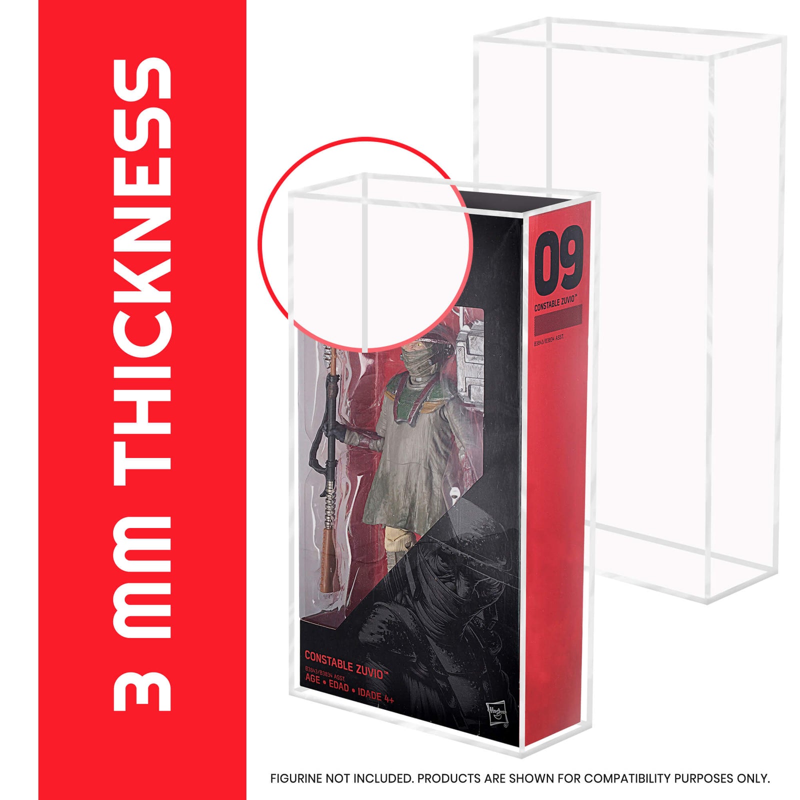 Action Figure Acrylic Case for 6