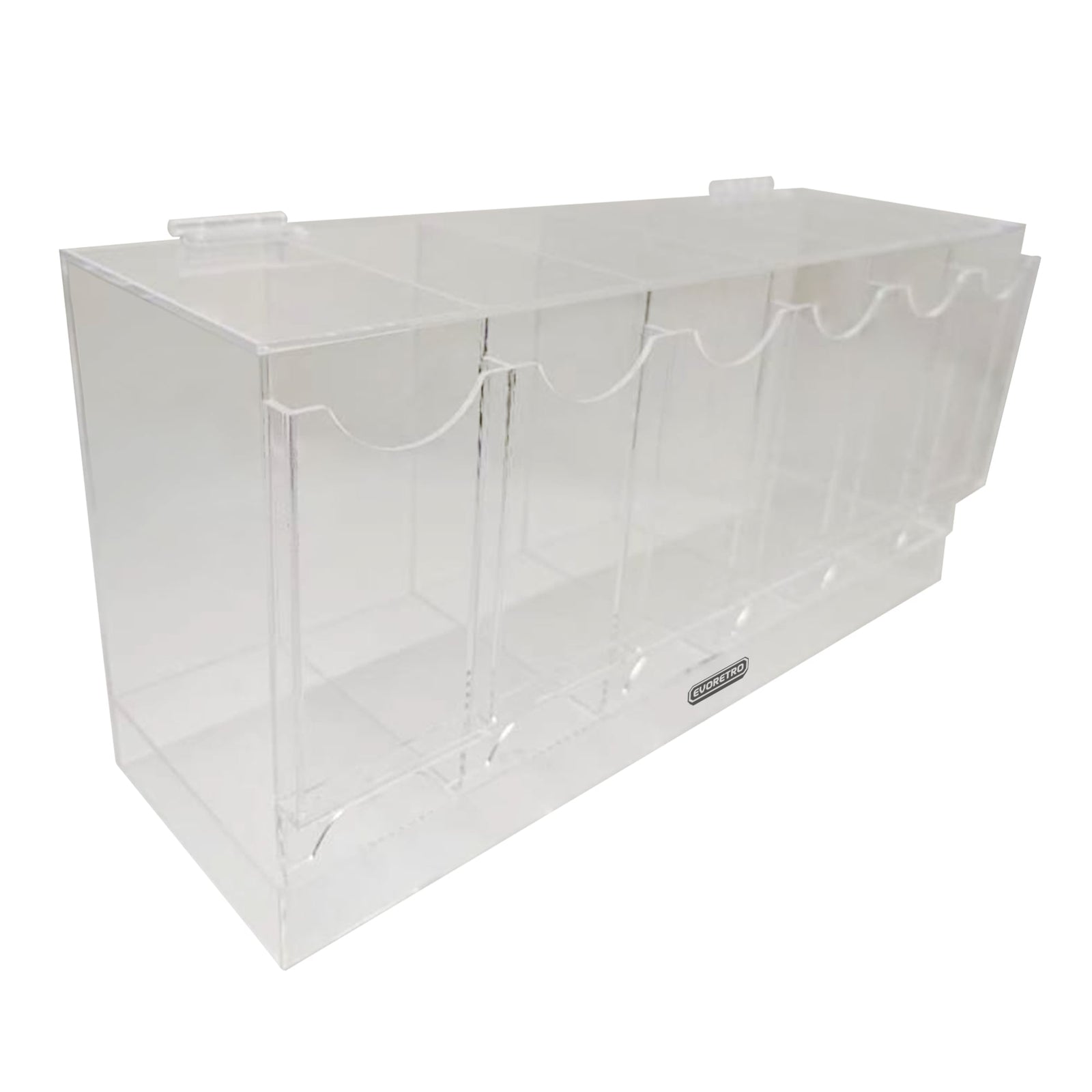 EVORETRO Acrylic Display Stand for Booster  DispenserPacks – Retail Counter Unit with Top Shelf