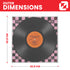 EVORETRO 12-inch vinyl record inner sleeve dimensions