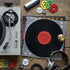EVORETRO anti-static inner sleeve protecting a vinyl record in a collection