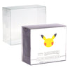 PET protector for Pokémon Elite Trainer Box – 0.50mm soft crease ETB protector 5-pack – EVORETRO