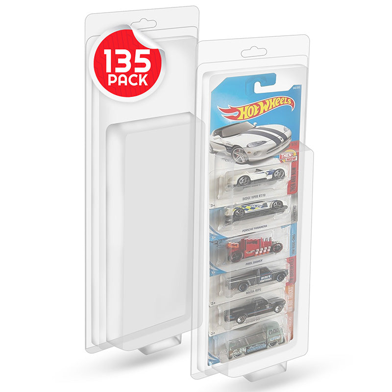 EVORETRO 5 Cars Mainline Hot Wheels Blisters Protectors