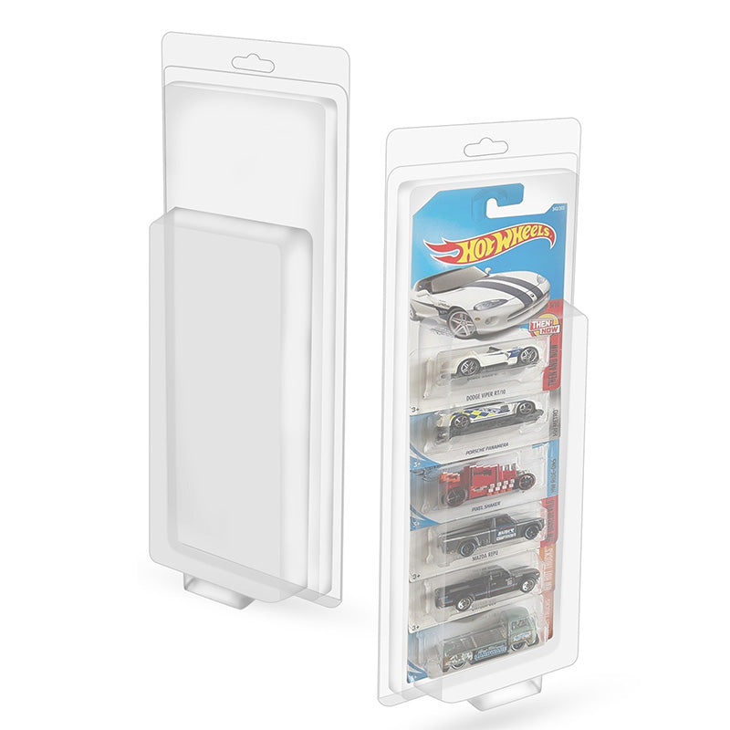 EVORETRO 5 Cars Mainline Hot Wheels Blisters Protectors