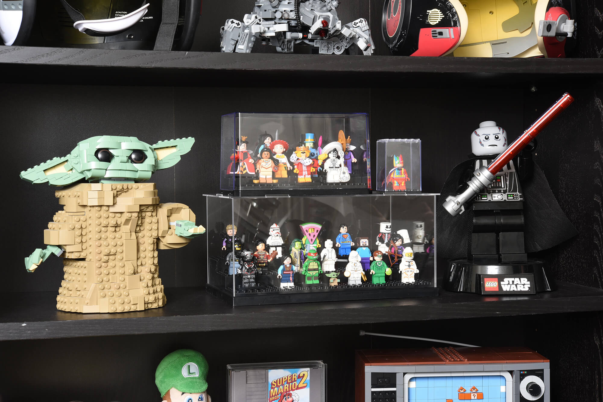 Vitrine d’exposition pour mini-figurines Lego