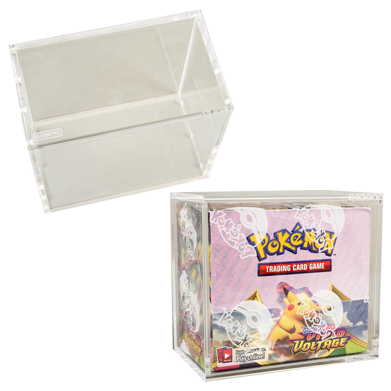 Acrylic Case for Pokemon Booster Box with Magnetic Lid Pack of 1