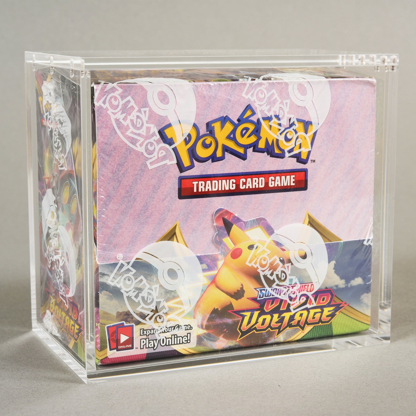 Acrylic Case for Pokemon Booster Box with Magnetic Lid Pack of 1