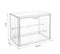 Figurine Stackable Box Display – 32 x 32 x 42 cm with Magnetic Closure