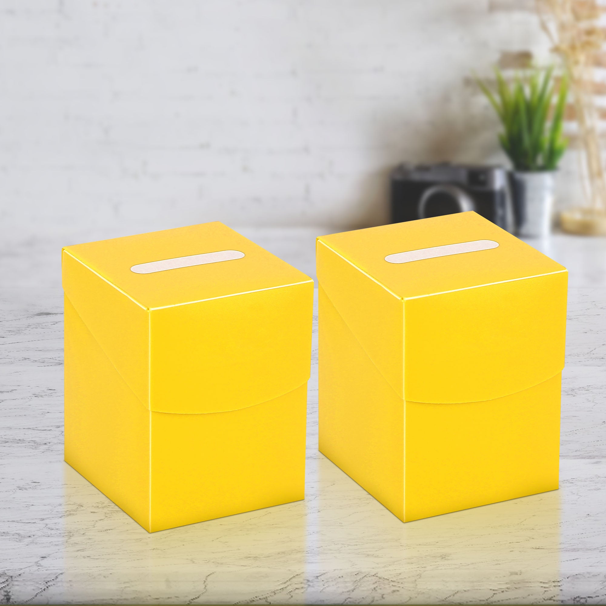 EVORETRO Plastic Deck Box – Holds Standard Trading Cards