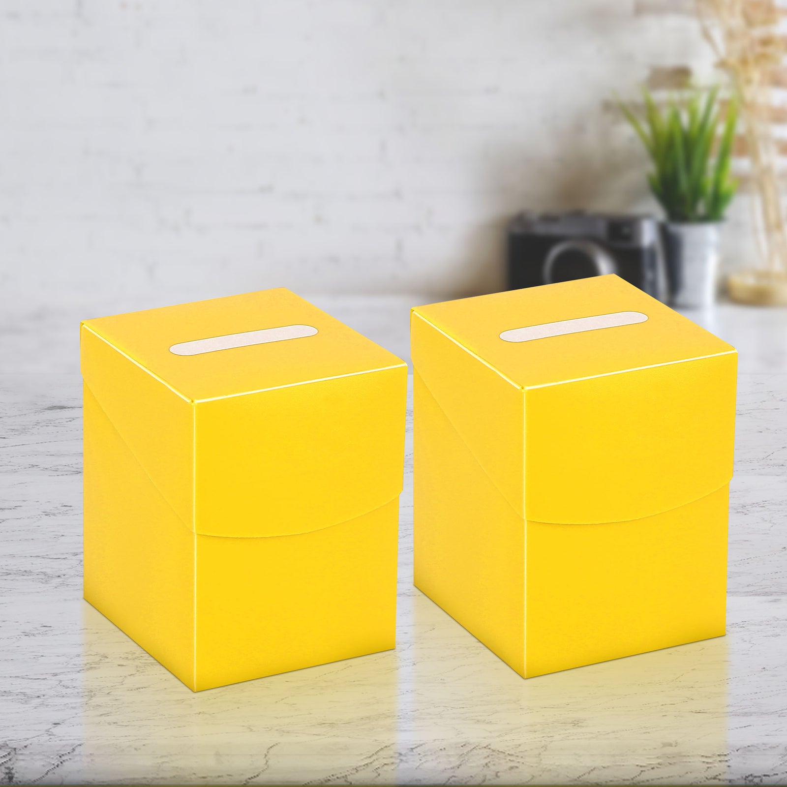 EVORETRO Plastic Deck Box – Holds Standard Trading Cards