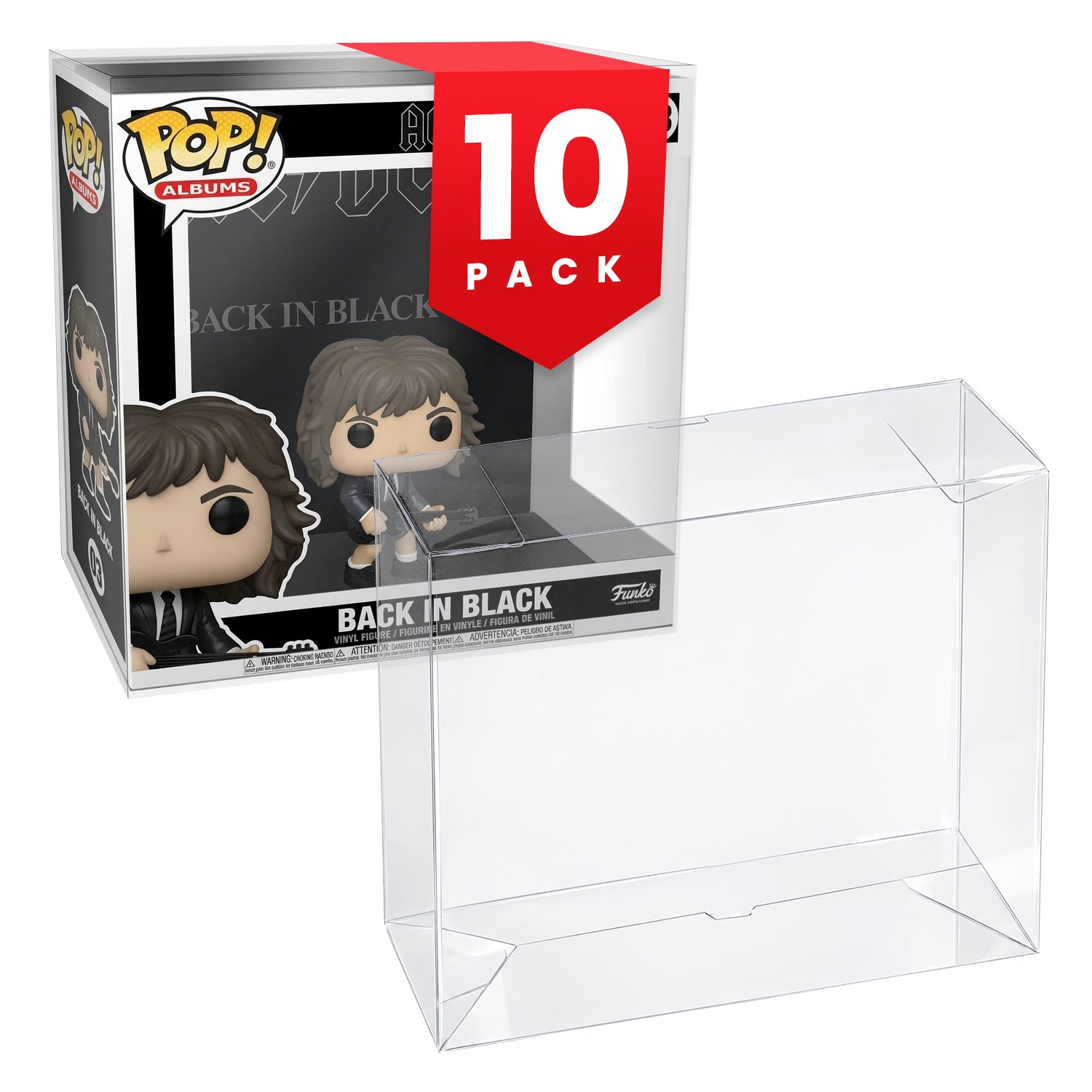 Protecteur PET EVORETRO pour album Funko Pop — 0,35 mm, paquet de 10