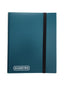 Blue 9 pocket card flex portfolio binder holding 360 trading cards with elastic strap