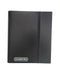 Black 9 pocket card flex portfolio binder holding 360 trading cards with elastic strap